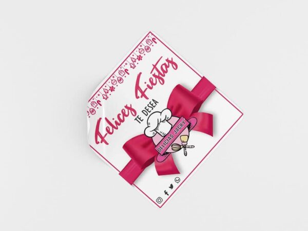 Sticker 5x5cm corte cuadrado