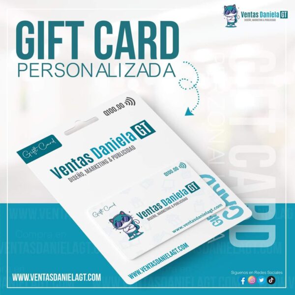 Gift Card Personalizada 12/Un.
