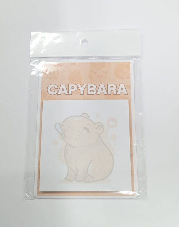 Bloc de Notas 9x9 cm Capybara