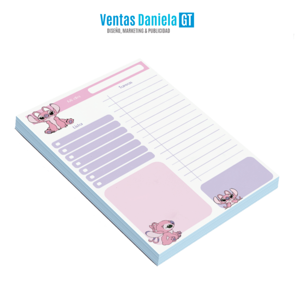 Planificador Diario Stitch