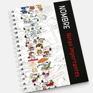 Agenda Notas 2026 Diseño Snoopy